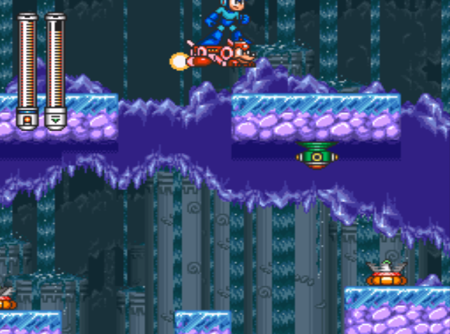 Mega Man 7 screenshot - Freeze Man